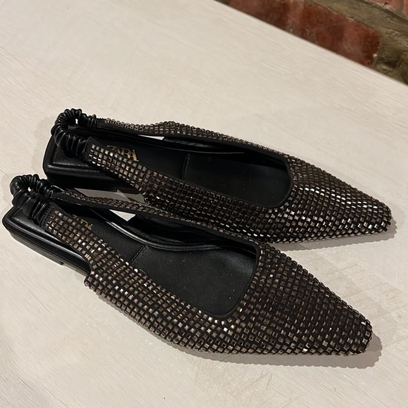 Sparkly Slingback Flats - Picture 2 of 4